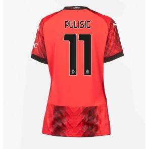 AC Milan Christian Pulisic #11 Hemmatröja Kvinnor 2023-24 Kortärmad